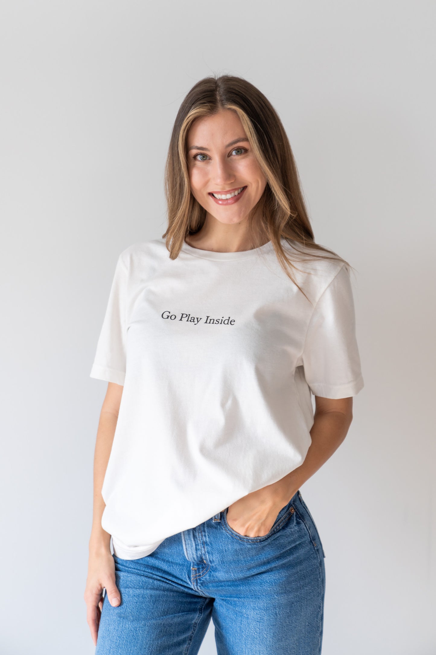 Go Play Inside Off White Shirt