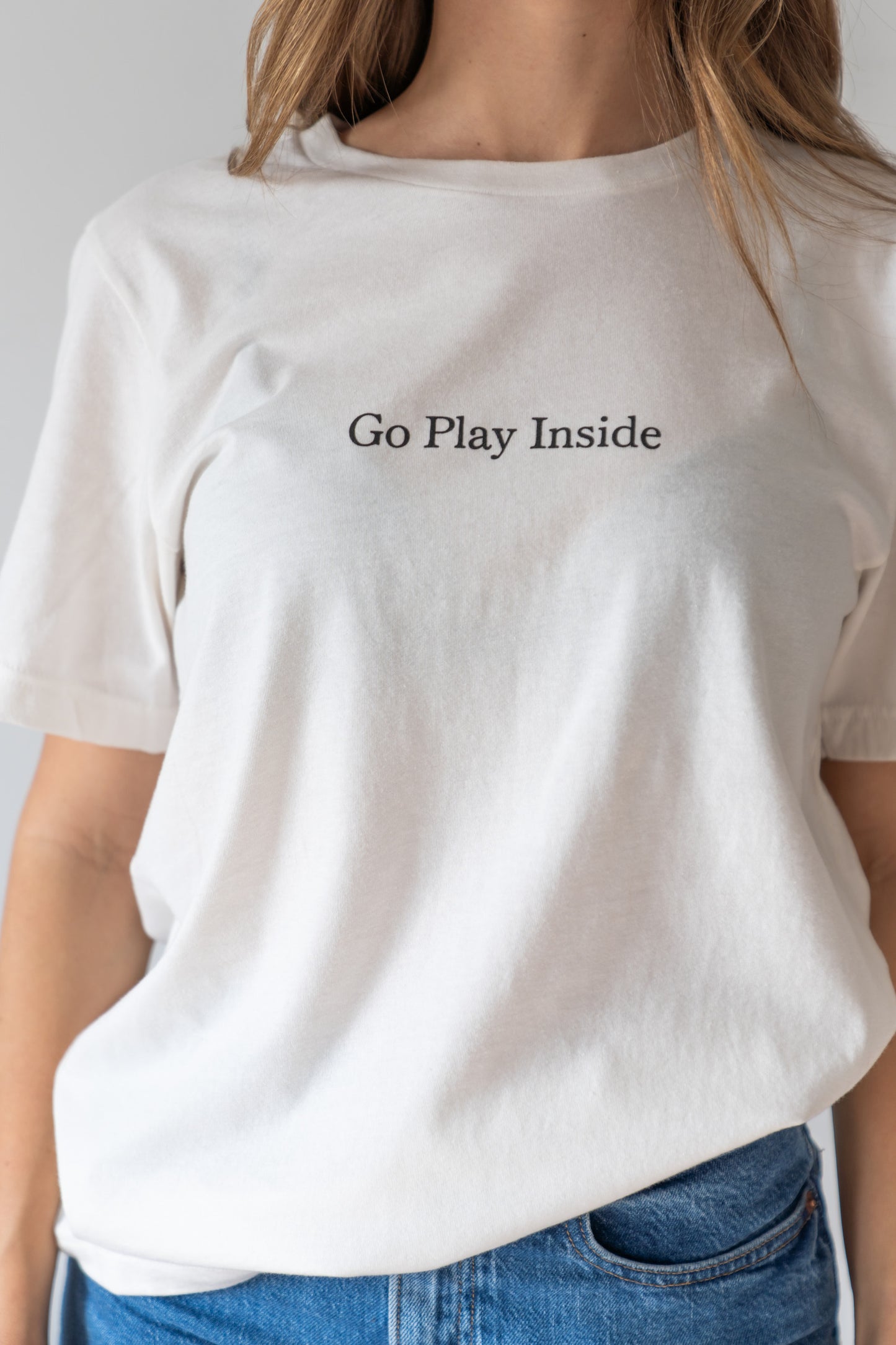 Go Play Inside Off White Shirt