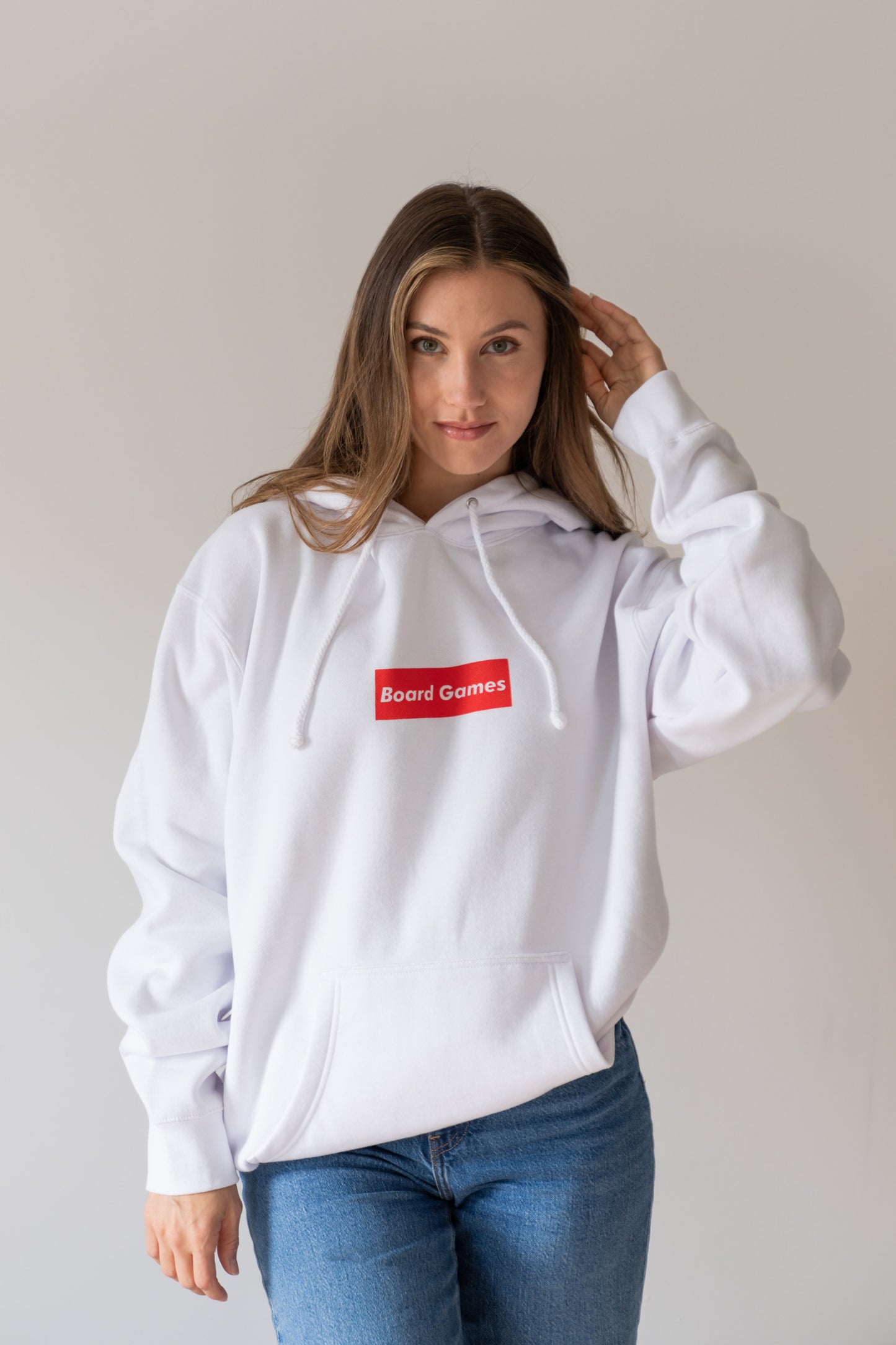 Board Games White Sweatshirt